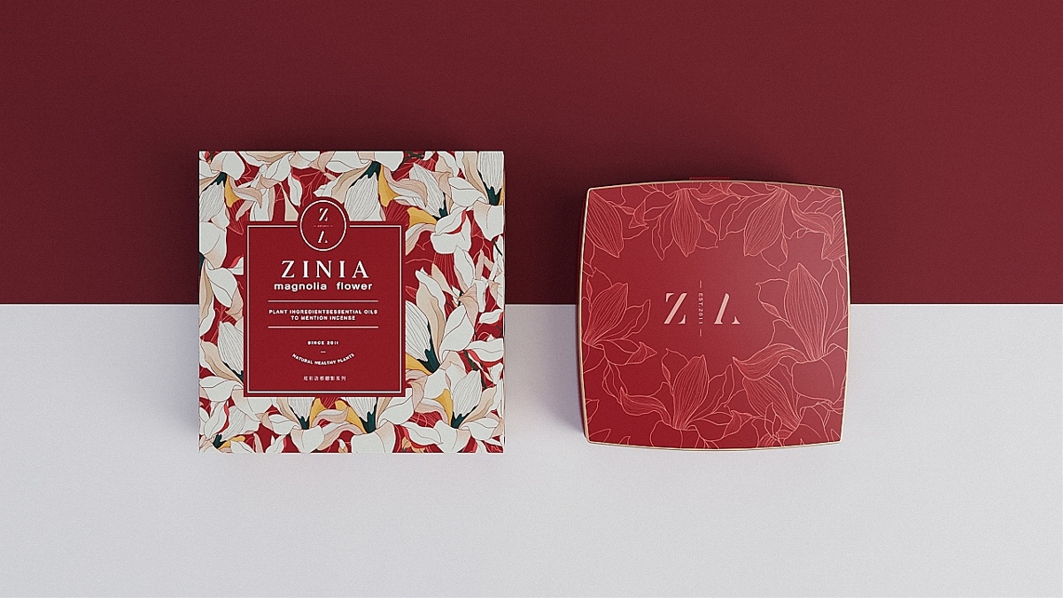 《ZINIA》化妆品牌&产品包装设计