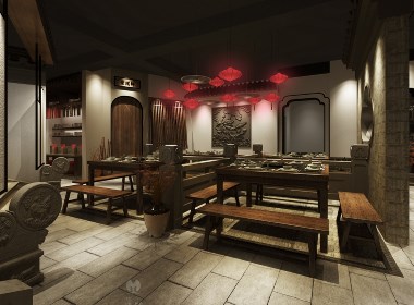 园林式火锅店设计——沐野设计