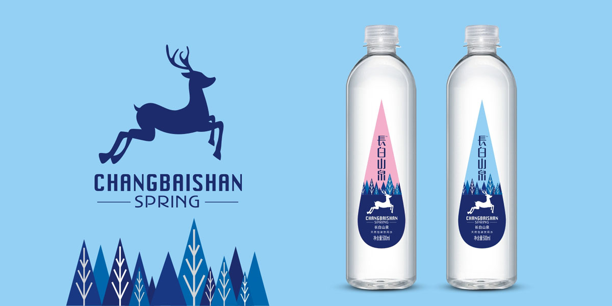 饮用水包装设计 天然饮用水 | 水品牌形象设计 | 视觉包装设计
