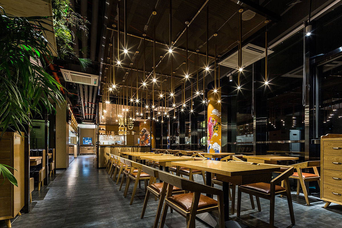 餐饮空间设计，北喜日料店全新升级设计