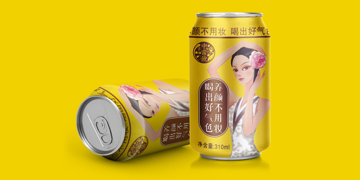 蜂蜜花果茶 | 品牌策划 · 品牌形象设计 | 易拉罐饮料包装设计|饮料品牌设计策划