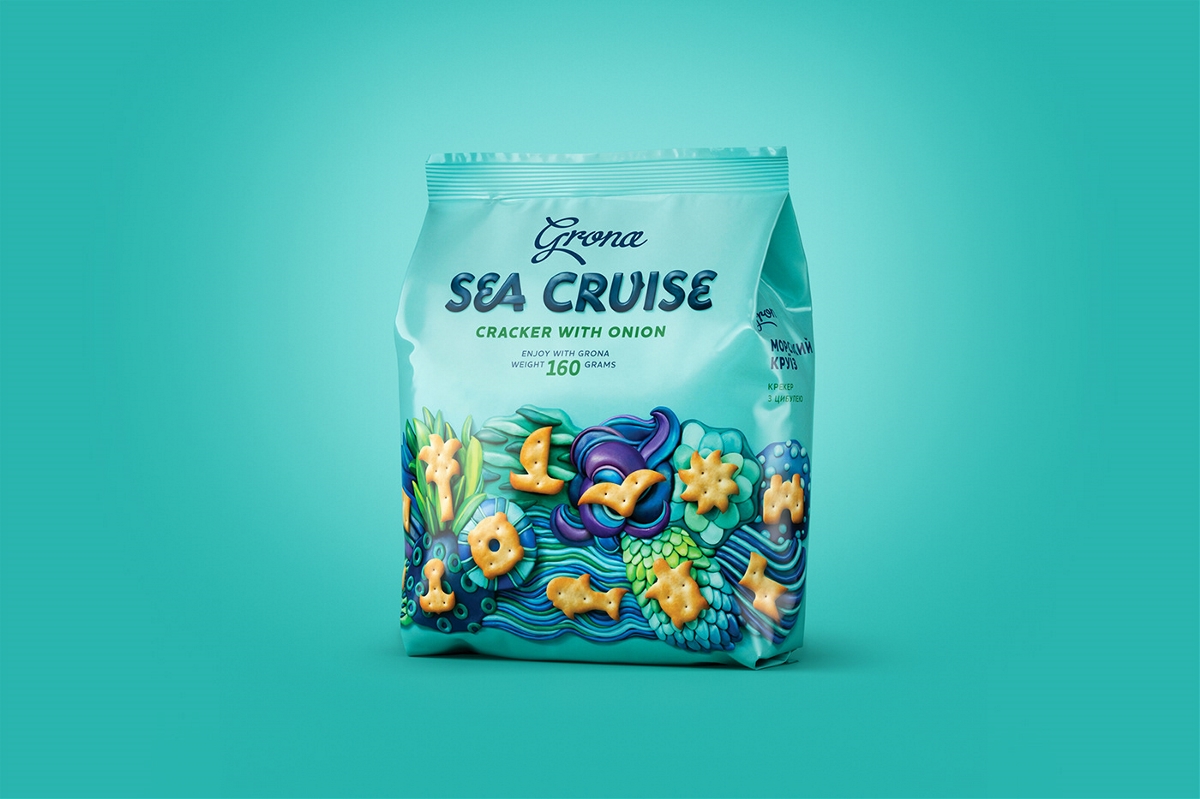Sea Cruise & Melody饼干系列包装设计|摩尼视觉分享
