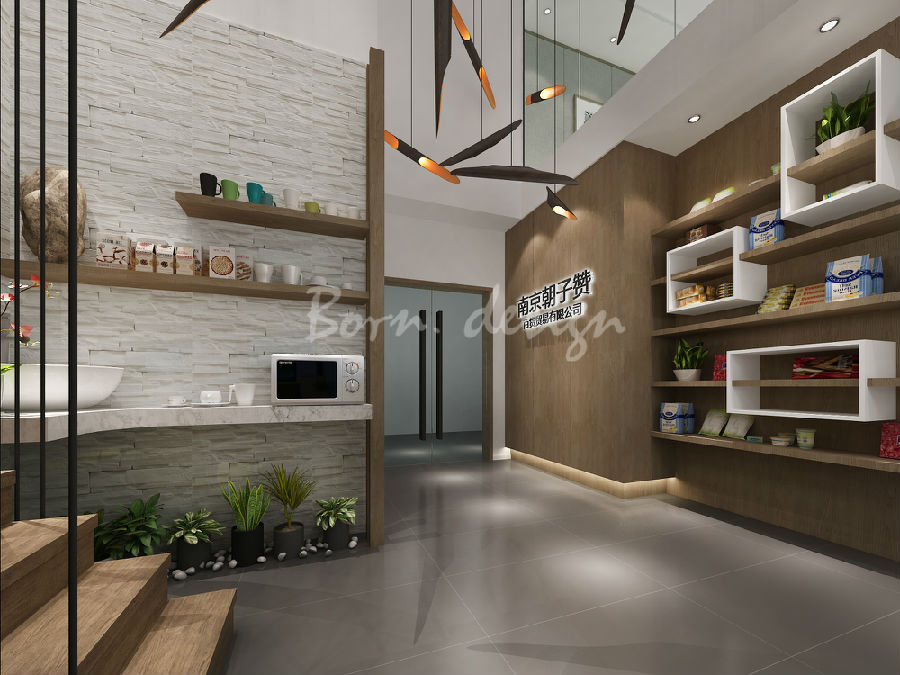 上海贸易公司现代新中式精致装修办公室设计方