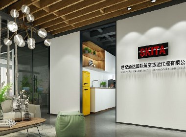 上海文化传媒现代时尚简洁办公室装修设计方案