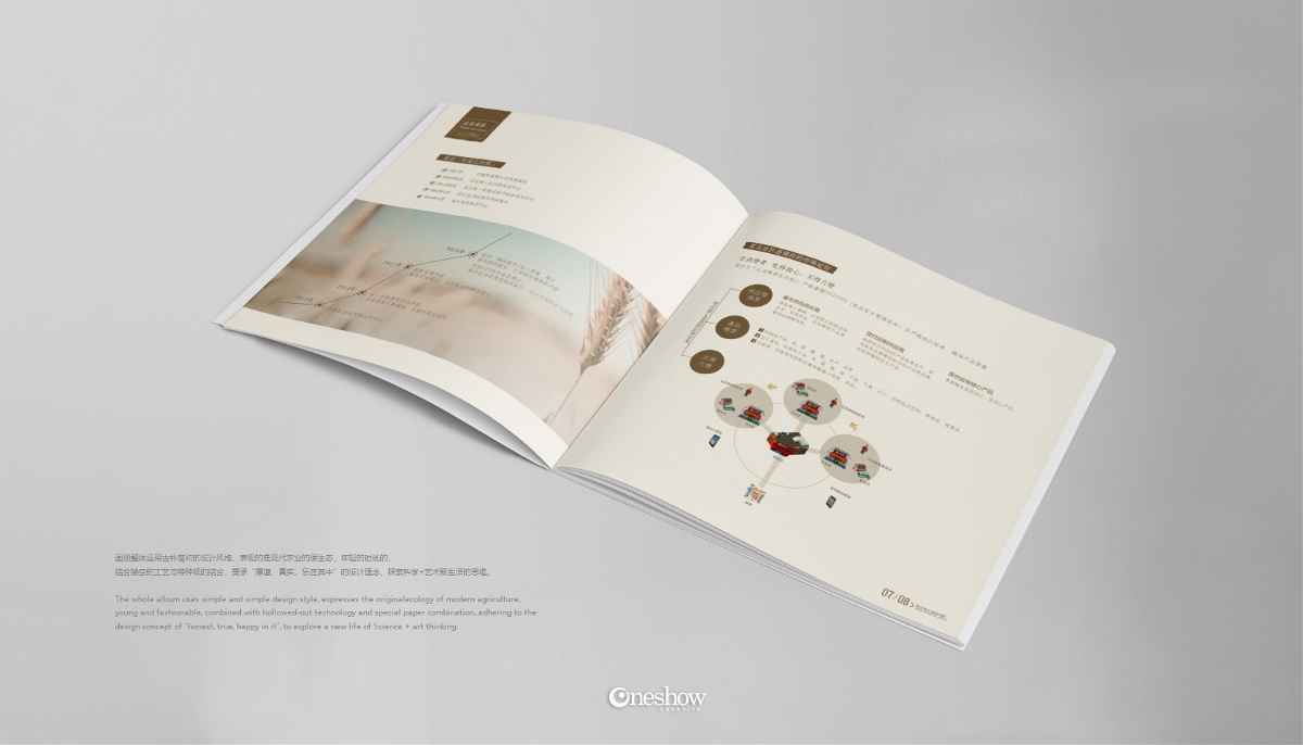 食品公司画册设计，宣传册设计，企业形象画册设计，书籍设计
