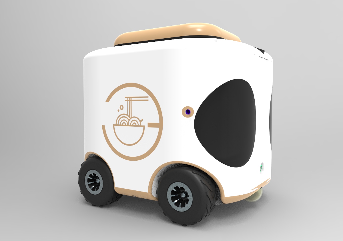 “凡” - 外卖机器人 (“FAN” - Fast food robot) 设计（欢迎有意合作者来电）