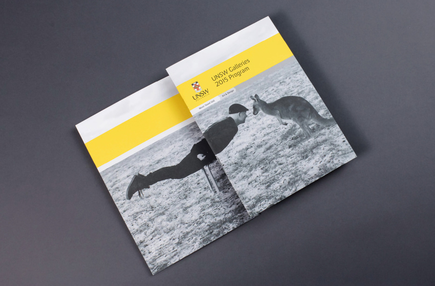 UNSW Galleries画册设计，宣传册设计欣赏