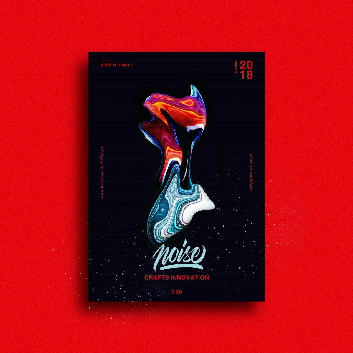 手寫英文海報(bào) | Typography poster.2018.08