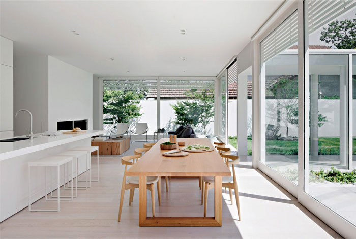 刘贺东分享：墨尔本极简主义风格纯白住宅设计