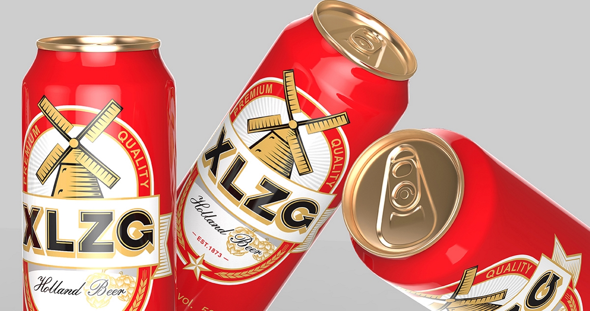 XLZG啤酒包装设计-深圳创四方设计