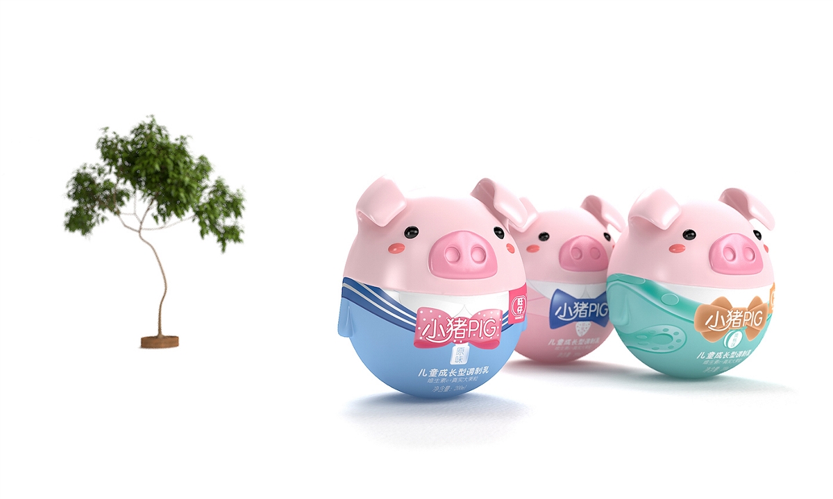 旺仔小猪PIG——徐桂亮品牌设计