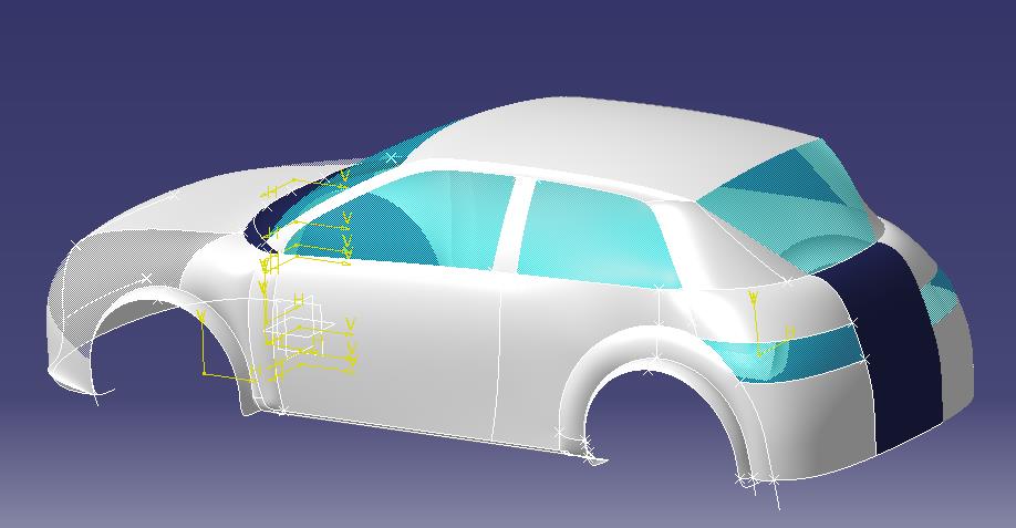 車身建模（CATIA）①