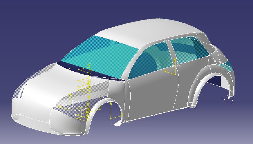 车身建模（CATIA）①