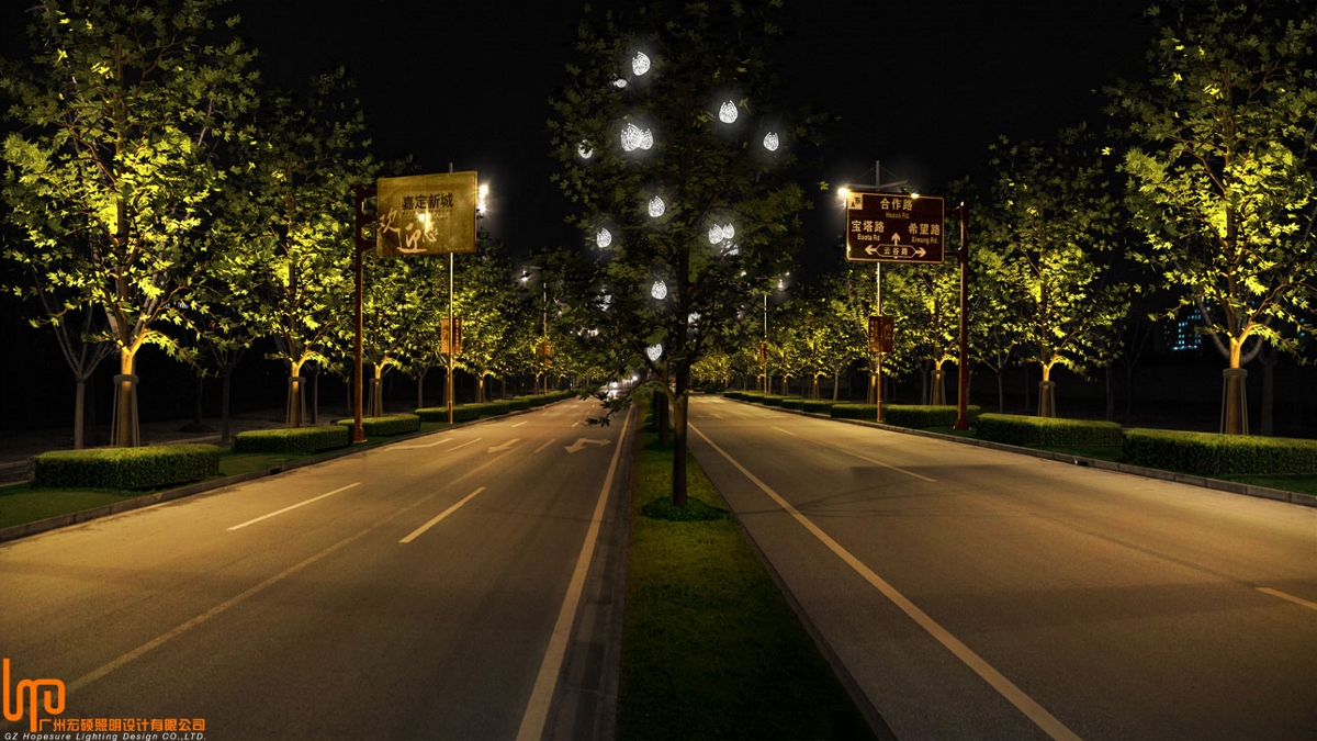 上海嘉定新城项目照明方案工程设计