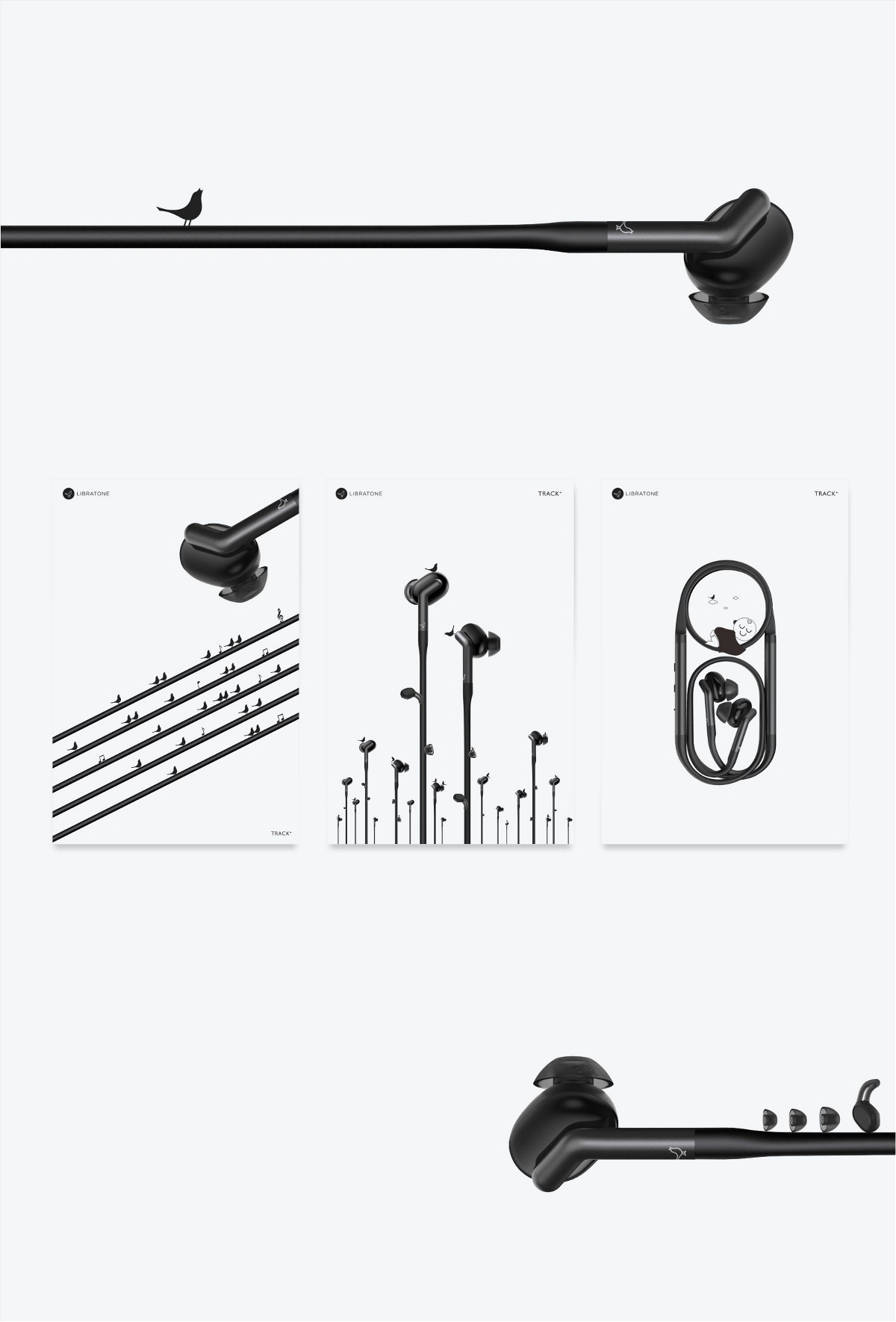 TRACK+耳机海报设计