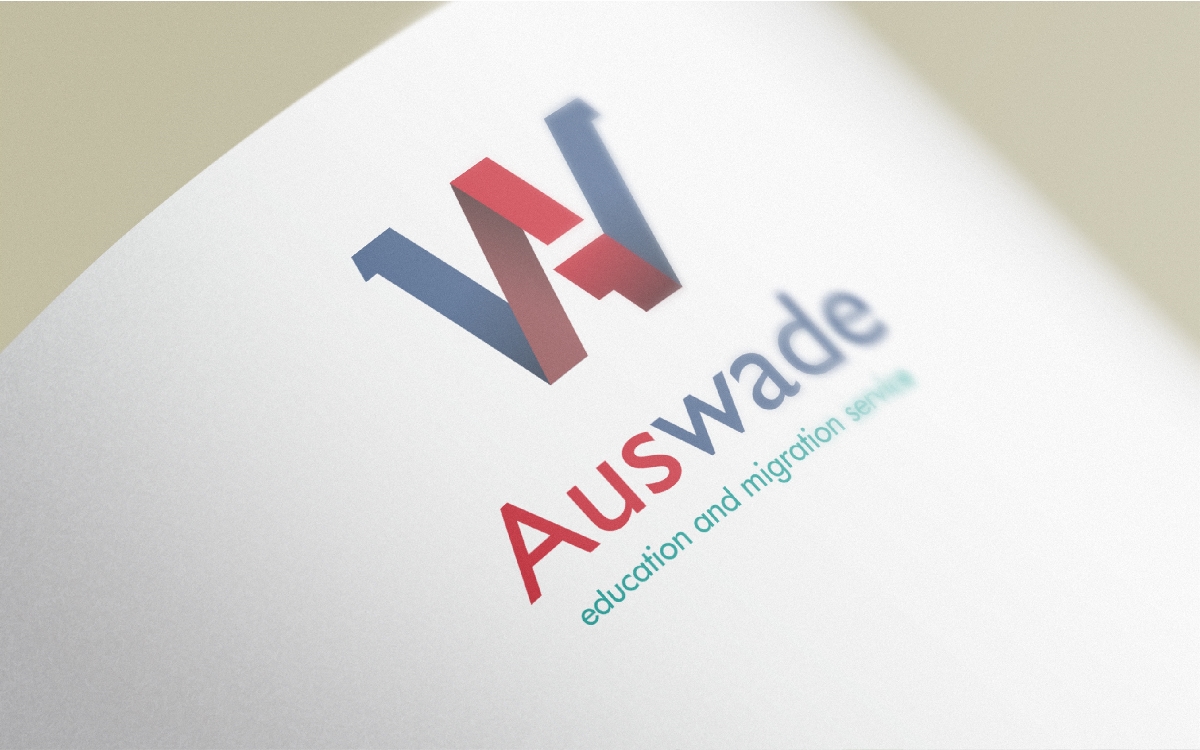 留学移民品牌Logo设计-澳纬留学移民