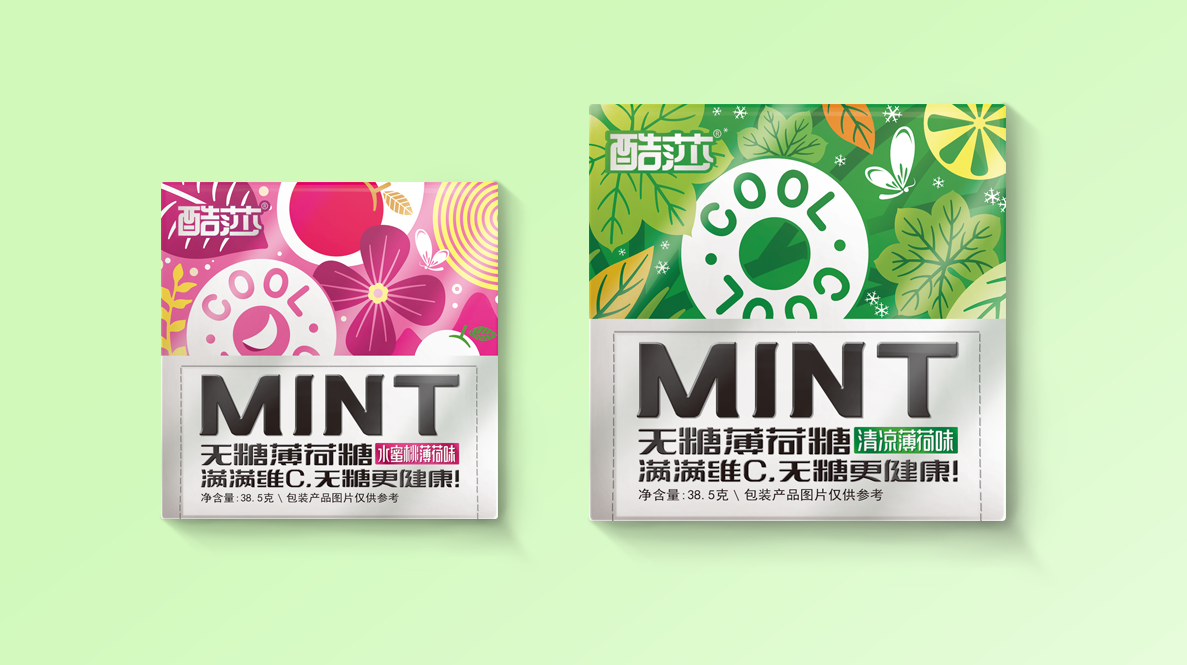 酷莎无糖薄荷糖（已商用）华羿案例
