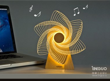 灯具产品设计案例-音乐风车灯-深圳工业设计公司