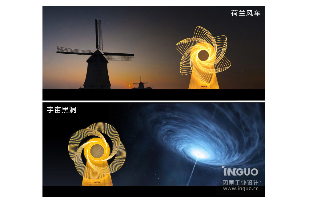 灯具产品设计案例-音乐风车灯-深圳工业设计公司
