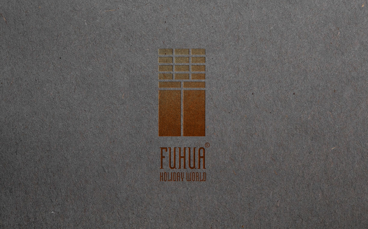 酒店logo设计  FUHUA HOLIDAY WORLD 复华度假世界 logo设计提案