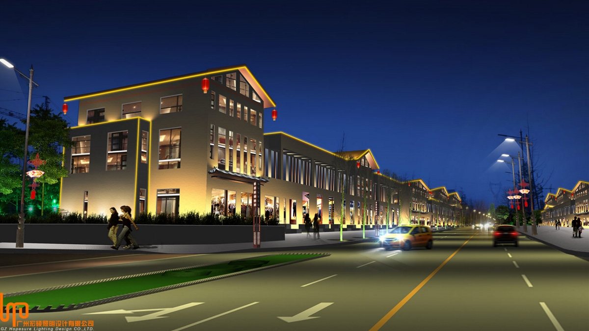 洛阳大唐东市夜景照明工程规划设计