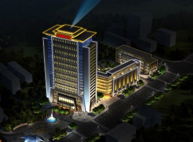 重庆垫江国能国际大酒店外墙灯光工程设计方案