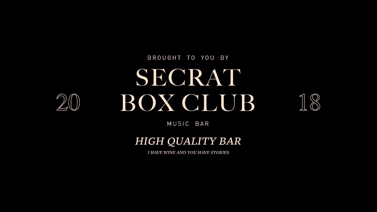 SECRAT BOX CLUB密窖清吧 logo设计