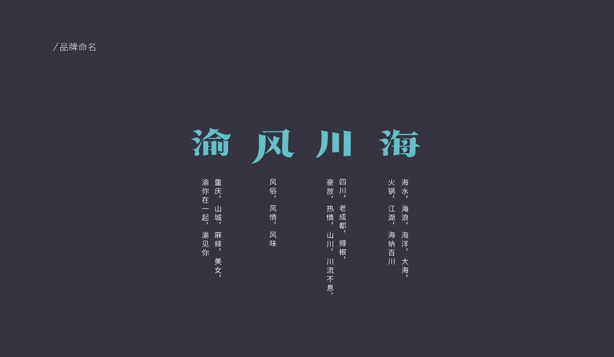 春風(fēng)化雨作品：渝風(fēng)川海火鍋品牌形象策劃與設(shè)計(jì)