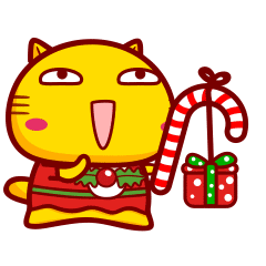 哈咪猫圣诞快乐微信表情