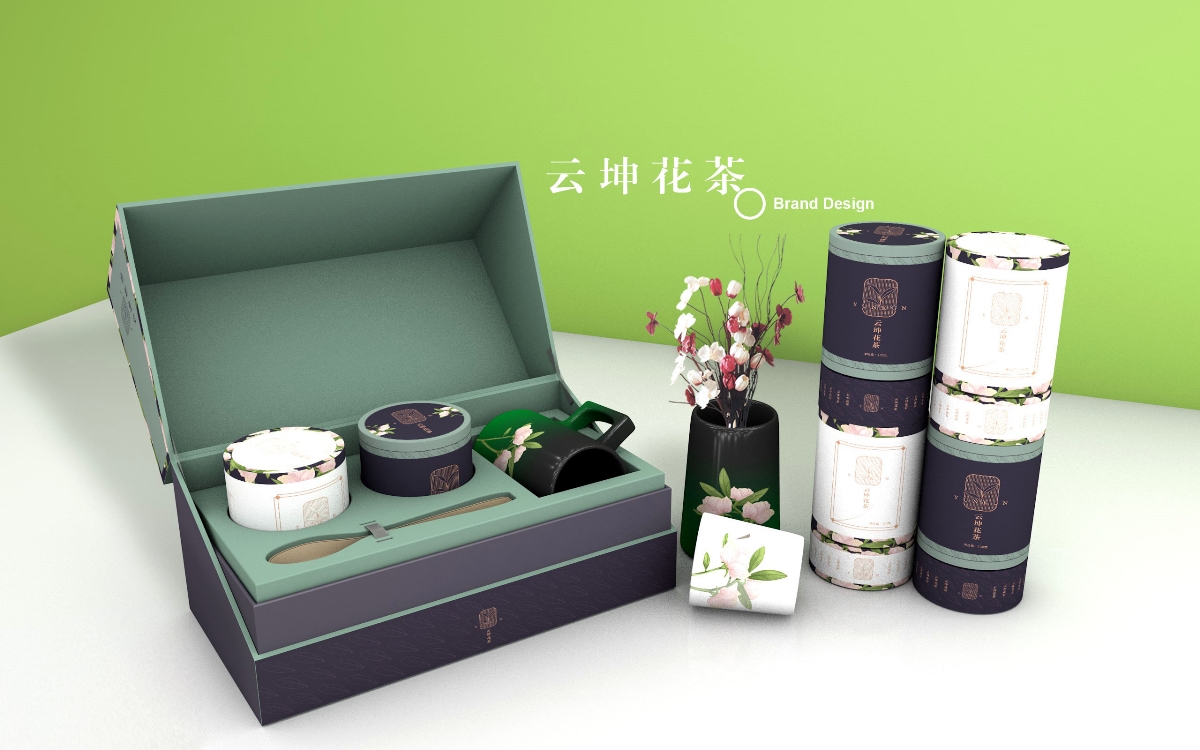 云坤花茶品牌設(shè)計/包裝設(shè)計——朗琦品牌設(shè)計事務(wù)所