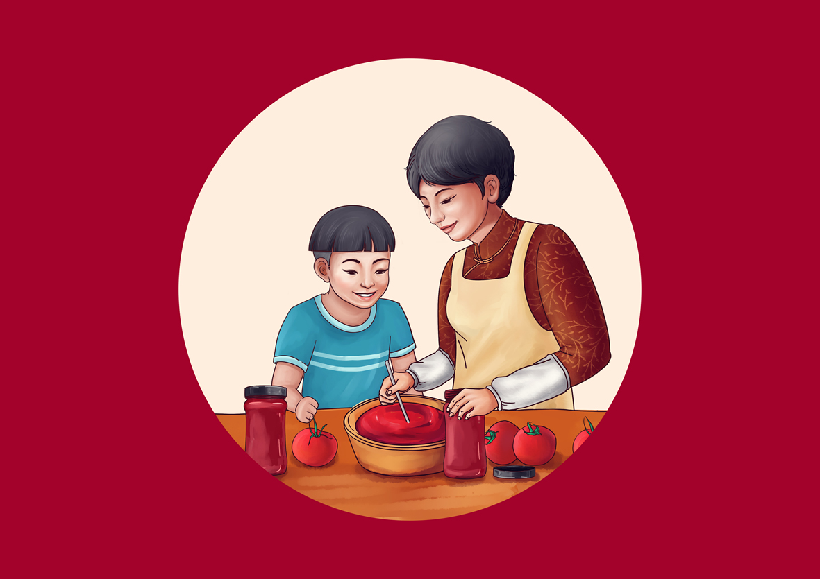 媽媽傳西紅柿醬