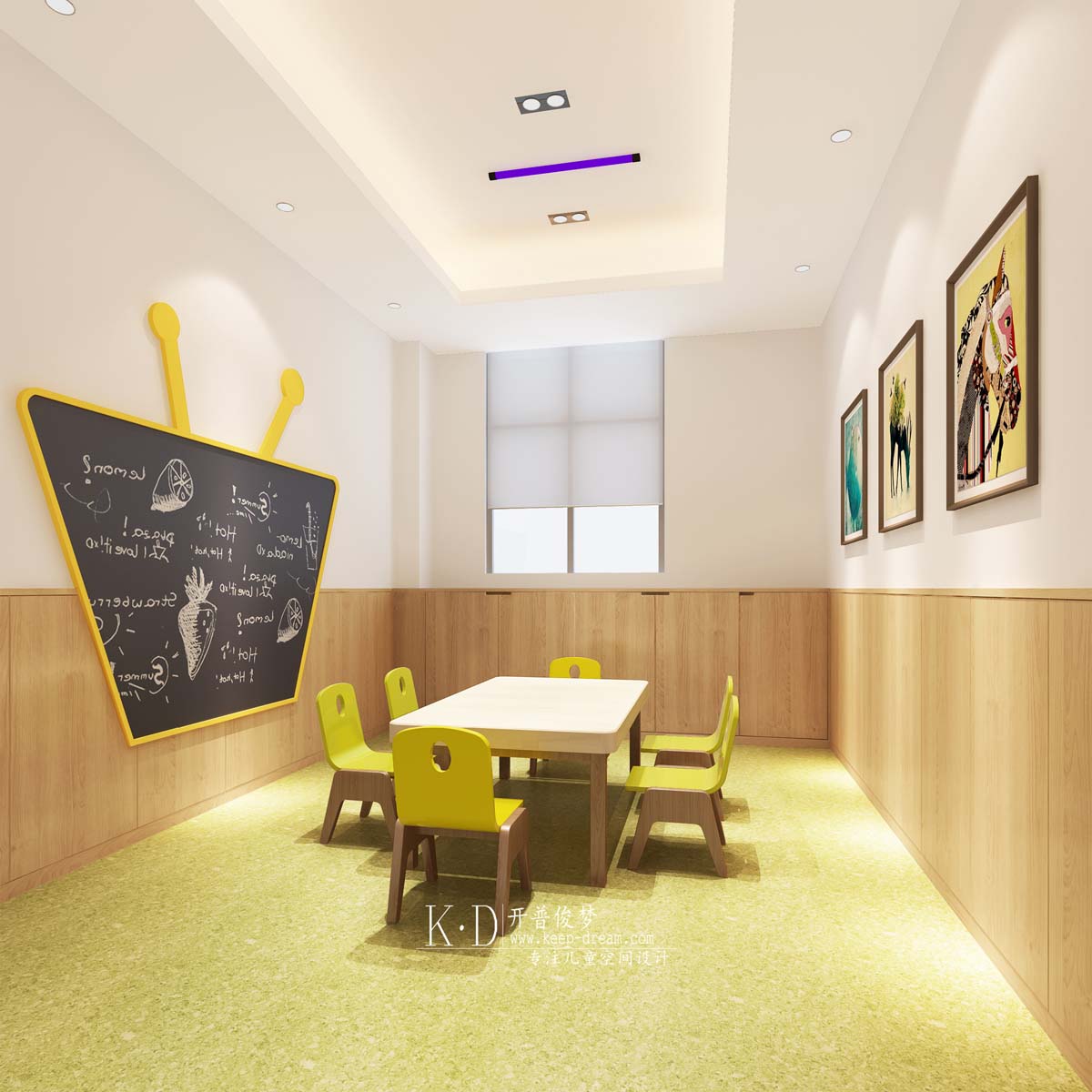 杭州创意宝贝早教中心设计装修图