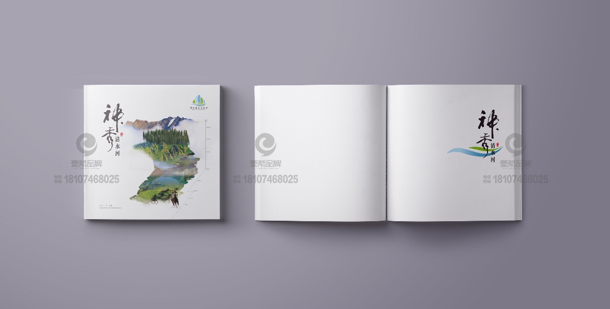 一希品牌设计--新疆清水河哈萨克画册宣传册设计