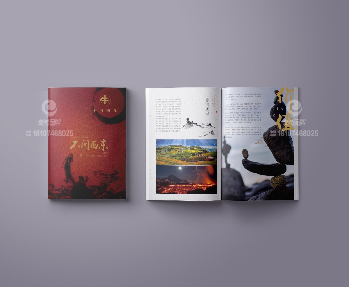 一希品牌设计-不问西东画册宣传册设计