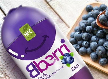 Bberri蓝莓汁・饮料包装设计