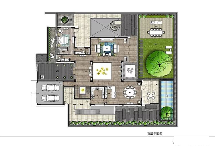 【梁志天】別墅復式A2戶型丨效果圖+CAD施工圖+物料+攝影丨322MB