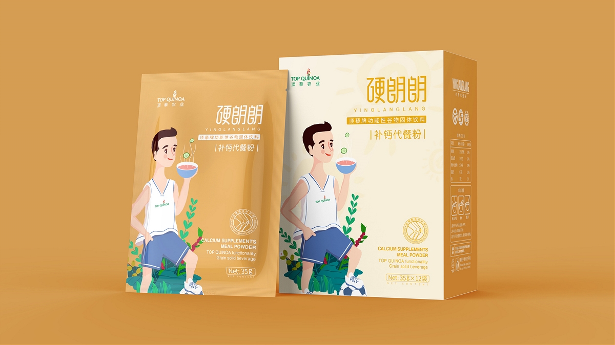 顶藜农业丨藜麦代餐粉包装设计