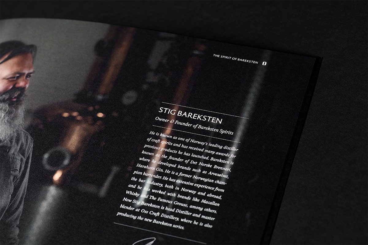 Bareksten Spirits - Branding / Visual identity