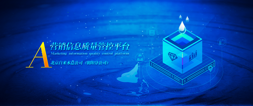 北京自来水总公司营销信息质量管控平台 大屏界面设计