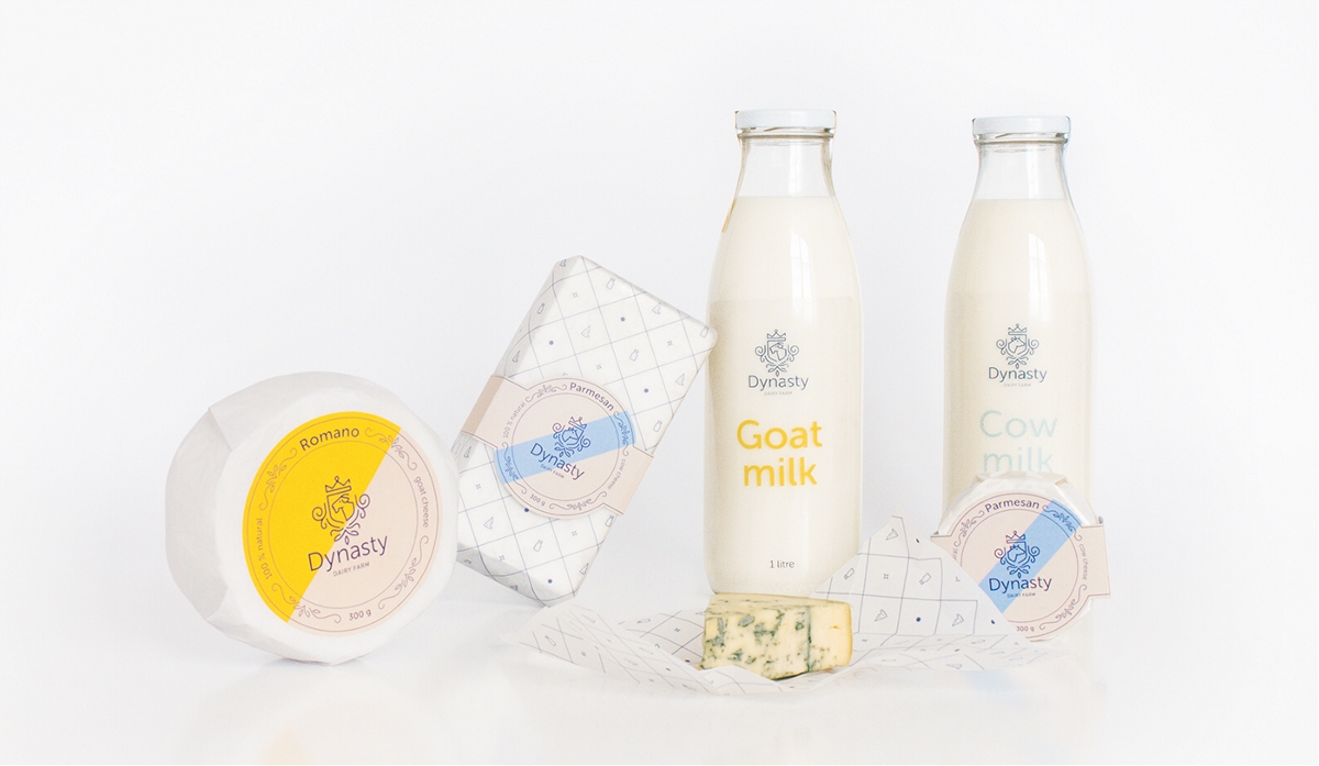 奶牛奶品牌包装设计
