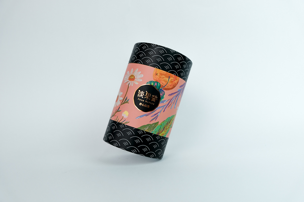 淡果香花果茶品牌包装设计