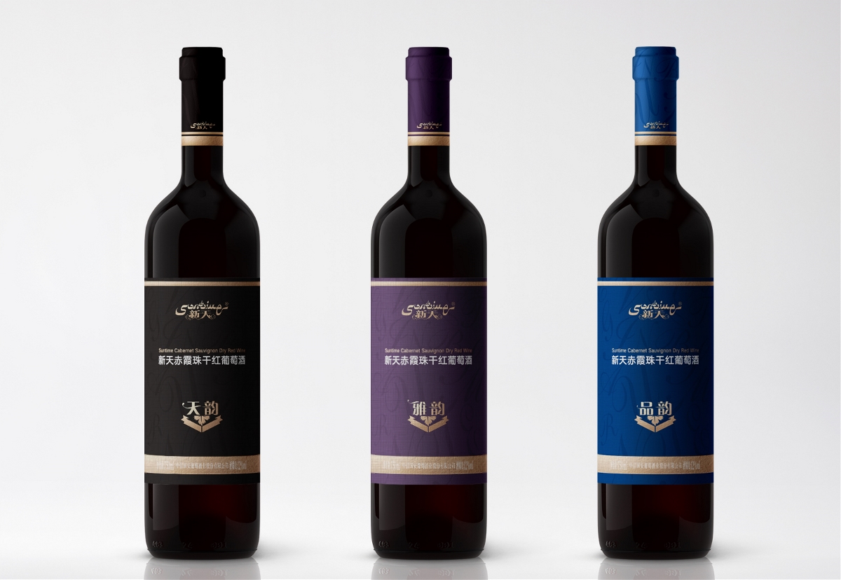 韵系列葡萄酒包装设计