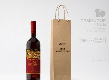 壁画系列葡萄酒包装设计