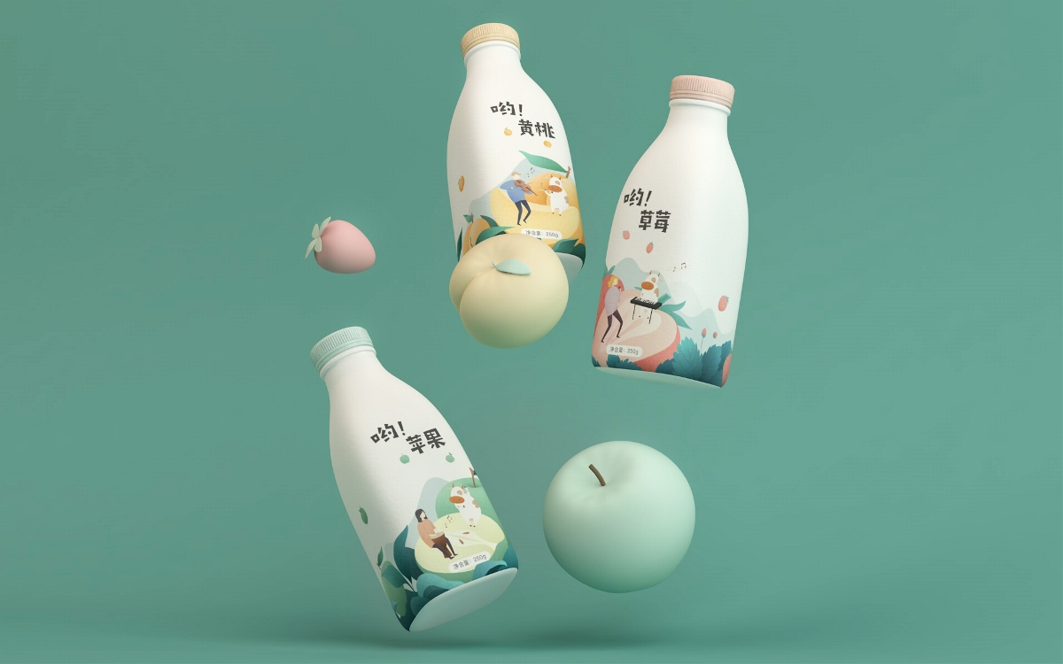 呦！Yogurt 酸奶品牌设计 