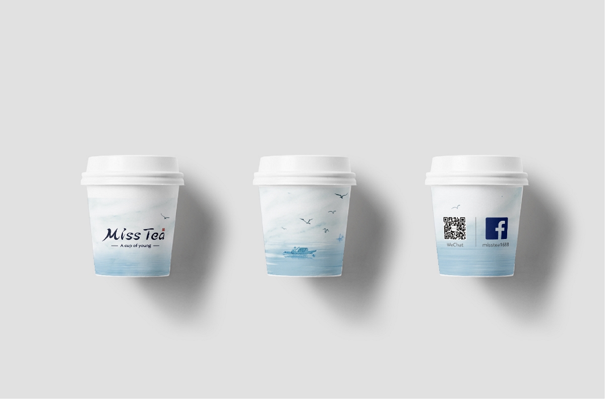 品牌丨MISS TEA品牌设计提案丨茶饮