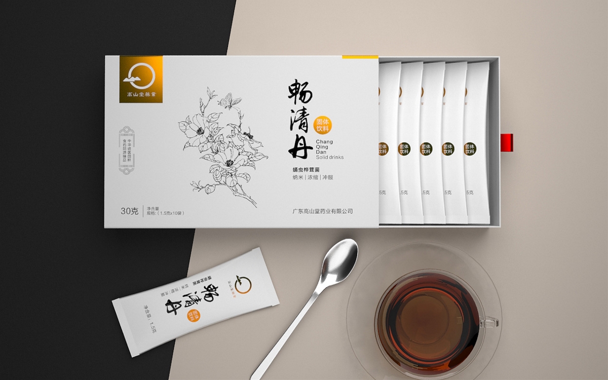 固体饮料包装设计 压片糖果包装设计 · 高山堂 / 刘益铭 × 原创作品