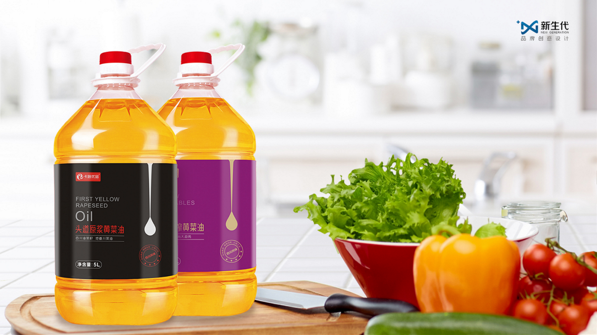 【新生代品牌設計】卡路優品黃菜油包裝設計