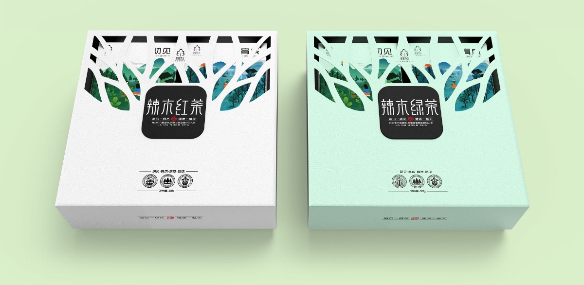 辣木花茶包装设计-深圳圣智扬包装设计案例
