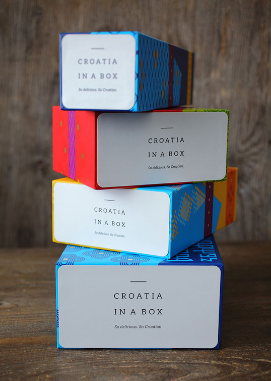 Croatia in a Box礼品包装设计