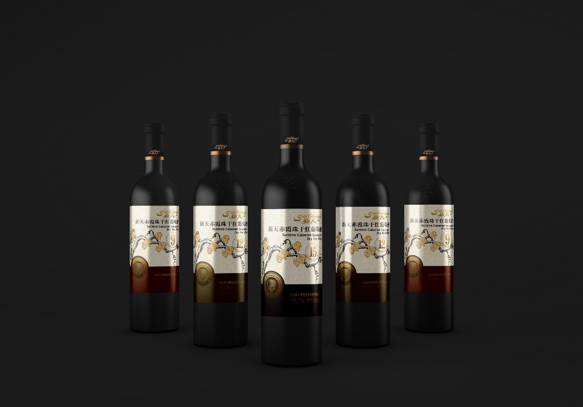 树龄系列葡萄酒包装设计